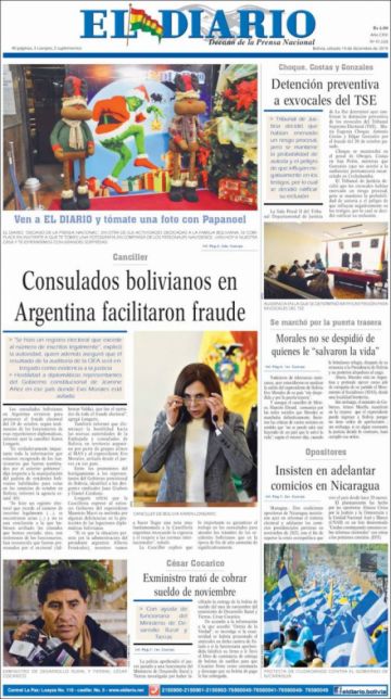 El Diario, La Paz.