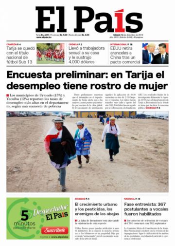 El País, Tarija.