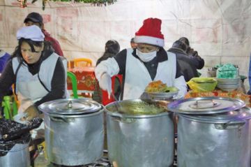 La higiene y elementos navideños estaban presentes.