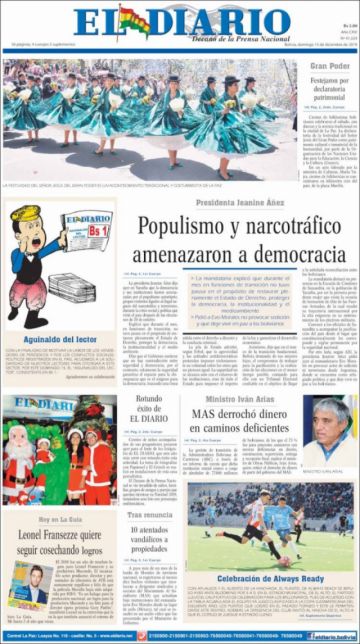 El Diario, La Paz.