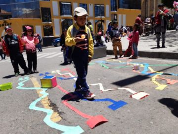 Se desarrolló en la plaza 10 de Noviembre