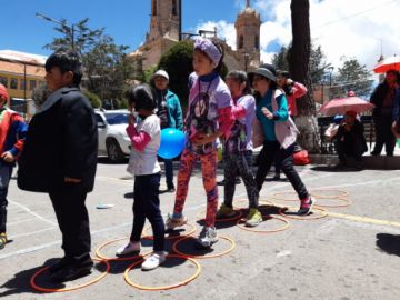 Se desarrolló en la plaza 10 de Noviembre