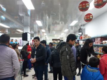 El supermercado.