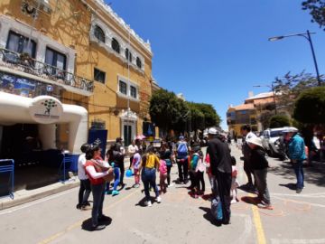 Se desarrolló en la plaza 10 de Noviembre