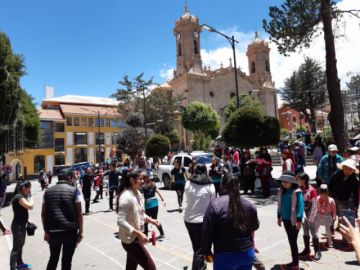 Se desarrolló en la plaza 10 de Noviembre