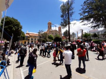 Se desarrolló en la plaza 10 de Noviembre