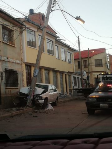 Así quedó el vehículo.