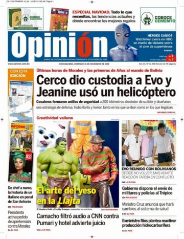 Opinión, Cochabamba.