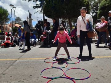 Se desarrolló en la plaza 10 de Noviembre