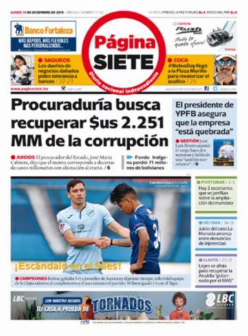 Página Siete, La Paz.