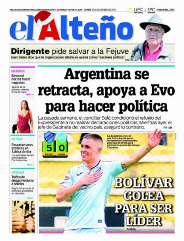 El Alteño, El Alto.