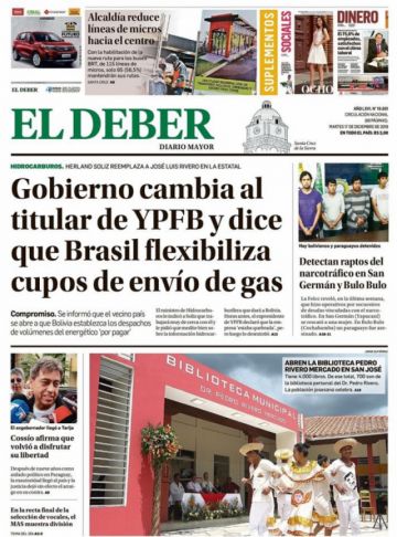 El Deber, Santa Cruz.