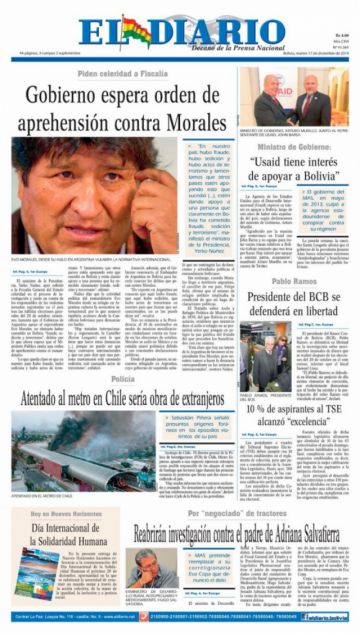 El Diario, La Paz.