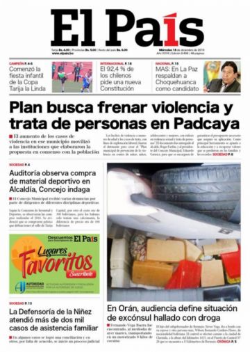 El País, Tarija.