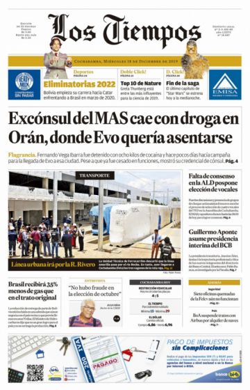 Los Tiempos, Cochabamba.