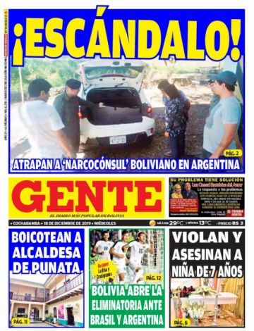 Gente, Cochabamba.