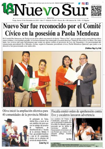 Nuevo Sur, Tarija.