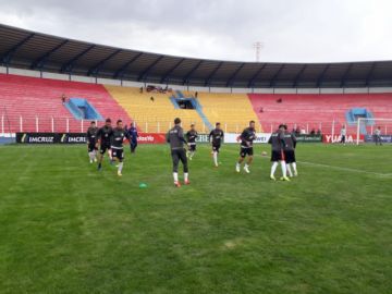 Previas del partido.