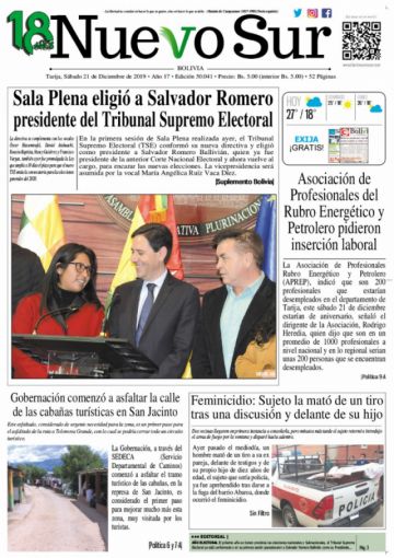 Nuevo Sur, Tarija.