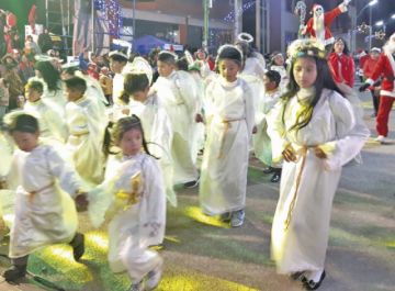 La tradición  se impuso en la entrada de Navidad