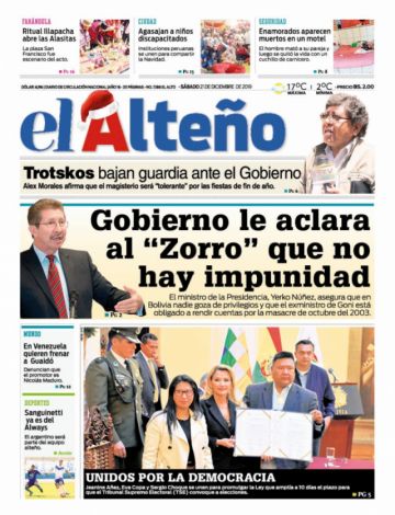 El Alteño, El Alto.