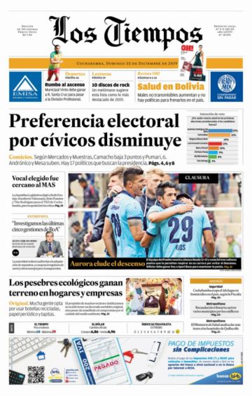 Los Tiempos, Cochabamba.