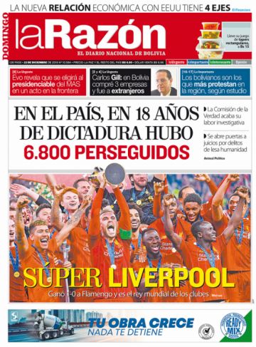 La Razón, La Paz.