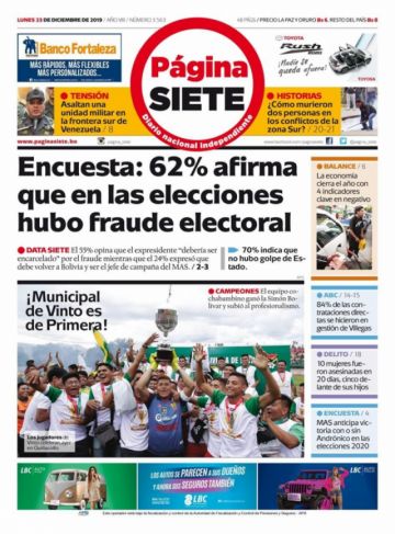Página Siete, La Paz.