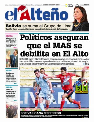 El Alteño, El Alto.