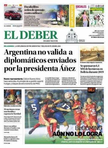 El Deber, Santa Cruz.