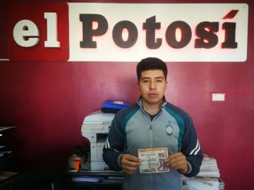 Brayan Alejandro Urquizo Pozo ganó 200 Bolivianos.