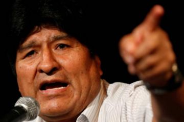 Evo Morales inaugura por teléfono una obra en Entre Ríos