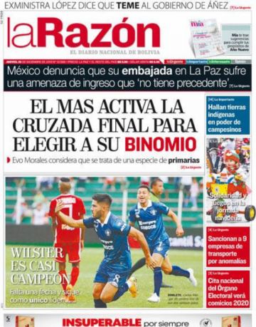 La Razón, La Paz.