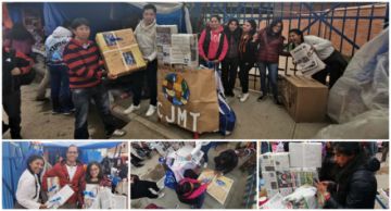 El 23 y 24,  los voluntarios instalaron su puesto en la feria navideña desde las 14:00 a 19:00.