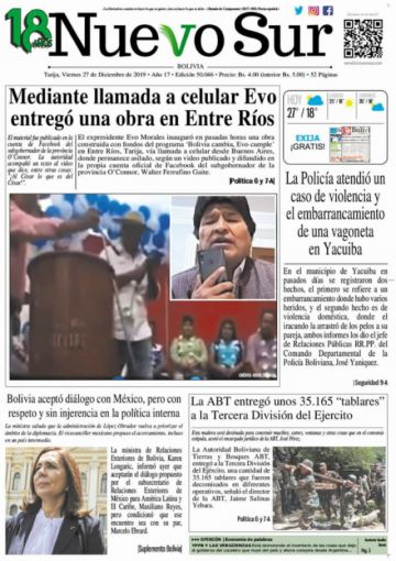 Nuevo Sur, Tarija.