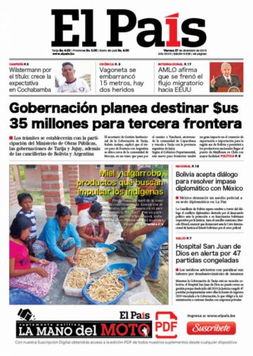 El País, Tarija.