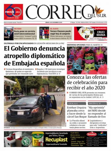 Correo del Sur, Sucre.