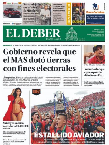 El Deber, Santa Cruz.