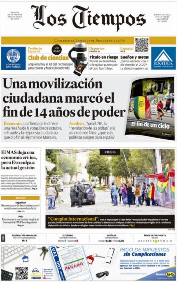Los Tiempos, Cochabamba.