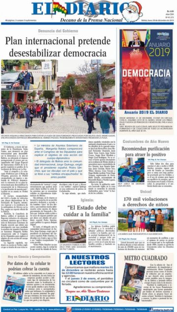 El Diario, La Paz.