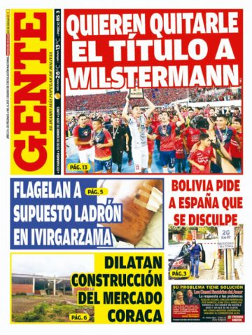 Gente, Cochabamba.
