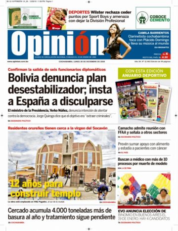 Opinión, Cochabamba.