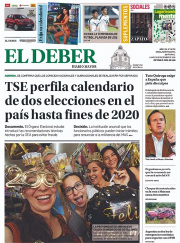 El Deber, Santa Cruz.