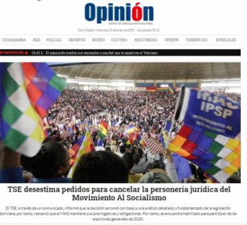 Opinión, Cochabamba.