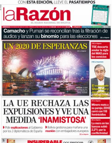 La Razón, La Paz.