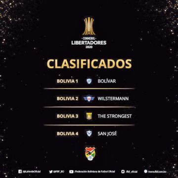 Estos planteles disputarán la Libertadores.