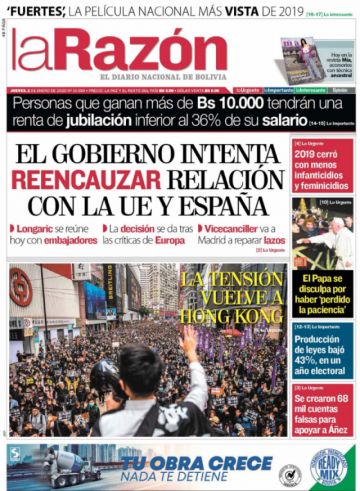 La Razón, La Paz.