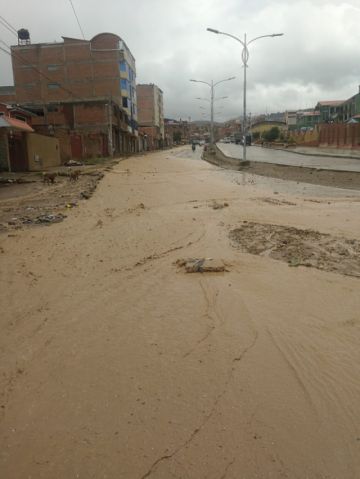 La tormenta provocó alerta.