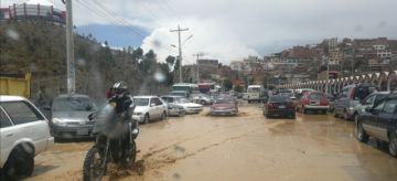 La tormenta provocó alerta.