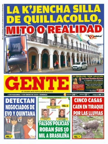 Gente, Cochabamba.